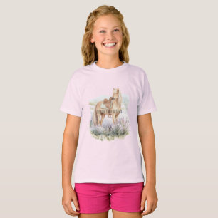 Lavendelblüten Pferdeträume T-Shirt