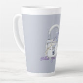 Lavendelblüten Schloss Milchtasse (Linke Ecke)