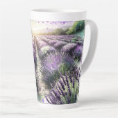 Lavendelblüten Serenity Tasse (Rechte Ecke)