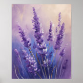 Lavendelblüten Wandkunst Poster (Vorne)
