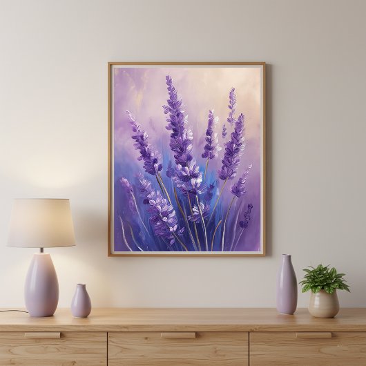Lavendelblüten Wandkunst Poster