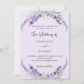 Lavendelblütenfest Einladung (Vorderseite)