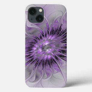 Lavendelblütentraum Moderne Abstrakte Fraktal Kuns Case-Mate iPhone Hülle