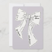 Lavendelbogen Save the Date Einladung (Vorderseite)