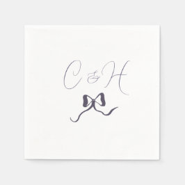 Lavendelbogenhochzeit Serviette