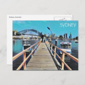 Lavendelbucht Postkarte (Vorne/Hinten)