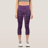 Lavendeldämmerung Capri Leggings (Vorderseite)