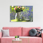 Lavendelentspannung Leinwanddruck (Insitu (Wohnzimmer))