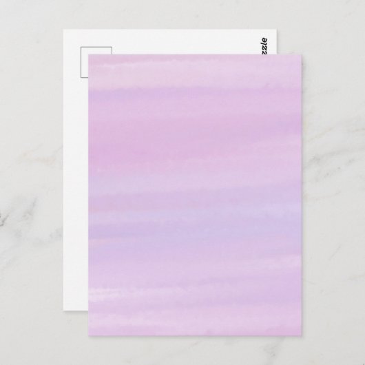 Lavendelfarbe ist meine Lieblingsfarbe Postkarte (Vorne/Hinten)