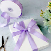 Lavendelfarbe Satinband