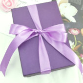 Lavendelfarbe Satinband