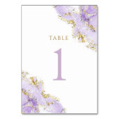 Lavendelfarbe Tischnummer 1 (Vorderseite)