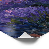 Lavendelfarm in der Provence Poster (Ecke)