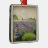 Lavendelfarm - Not Silbernes Ornament (Rechts)