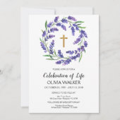 Lavendelfeier Einladung (Vorderseite)