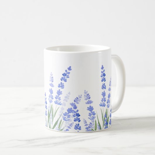 Lavendelfeld 2 kaffeetasse (VorderseiteRechts)