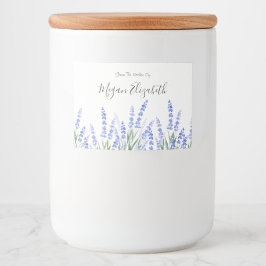 Lavendelfeld 2 lebensmitteletikett (Vorderseite)