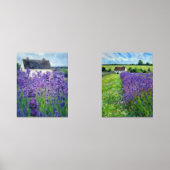 Lavendelfeld Bilderwand Sets (Vorderseite)