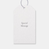 Lavendelfeld Geschenkanhänger (Rückseite)