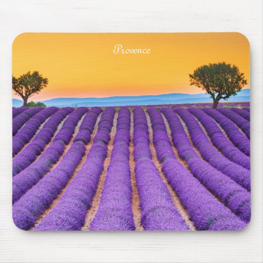 Lavendelfeld in der Provence Mousepad (Vorne)