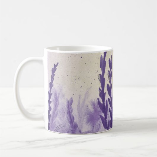 Lavendelfeld Kaffeetasse (Links)