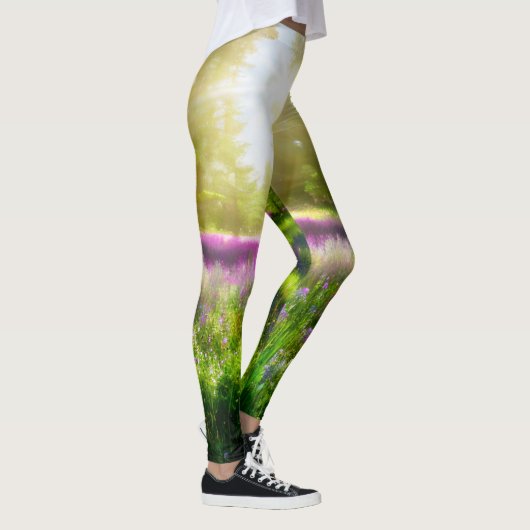 Lavendelfeld Leggings (Rechts)