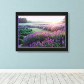 Lavendelfeld Leinwanddruck (Insitu (Holzboden))