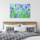 Lavendelfeld Leinwanddruck (Insitu (Schlafzimmer))