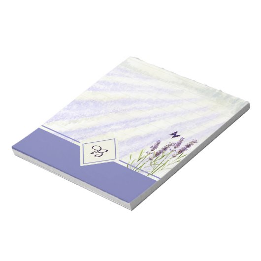 Lavendelfeld Notizblock (Rotiert)