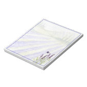 Lavendelfeld Notizblock (Rotiert)