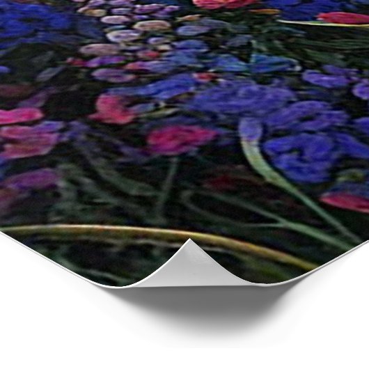 Lavendelfeld Poster (Ecke)