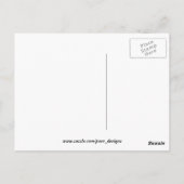 Lavendelfeld Postkarte (Rückseite)