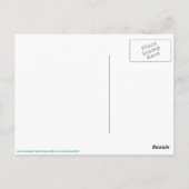 Lavendelfeld Postkarte (Rückseite)