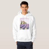 Lavendelfelder in der Provence Hoodie (Vorne ganz)