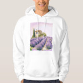 Lavendelfelder in der Provence Hoodie (Vorderseite)