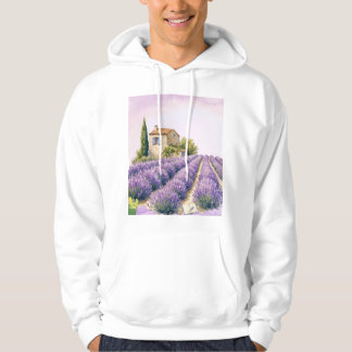 Lavendelfelder in der Provence Hoodie