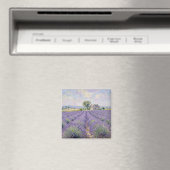 Lavendelfelder Provence Cottage Impressionist Magnet (In Situ (Geschirrspüler))
