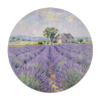 Lavendelfelder Provence Cottage Impressionist