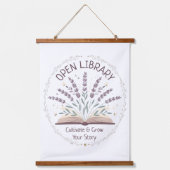 Lavendelgarten Blumen Wandteppich (Vorderseite)