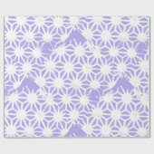 Lavendelgeometrie Geschenkpapier (Flach)