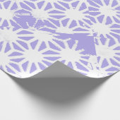 Lavendelgeometrie Geschenkpapier (Ecke)