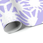 Lavendelgeometrie Geschenkpapier (Rolleneckpunkt)