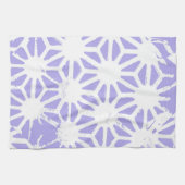 Lavendelgeometrie Geschirrtuch (Horizontal)