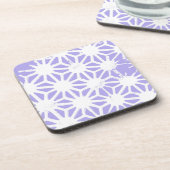 Lavendelgeometrie Getränkeuntersetzer (Linke Seite)