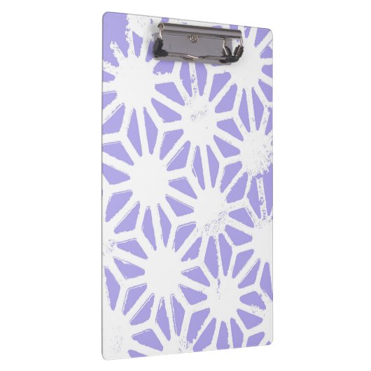 Lavendelgeometrie Klemmbrett (Rechts)