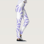 Lavendelgeometrie Leggings (Rechts)