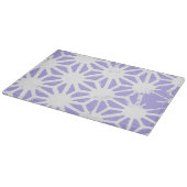 Lavendelgeometrie Schneidebrett (Ecke)