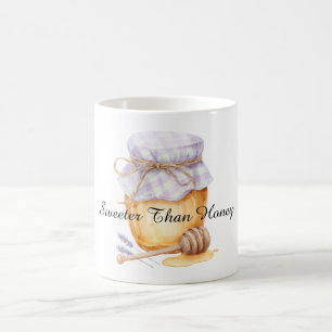 Lavendelglas Süßer Als Honig Kaffeetasse