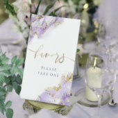 Lavendelgold begünstigt das Podest Sockelschild