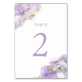 Lavendelgold Tischnummer 2 (Vorderseite)